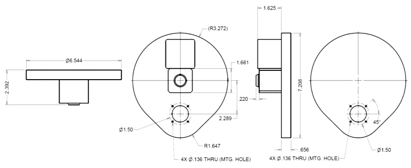 Filter Wheel Dimensions